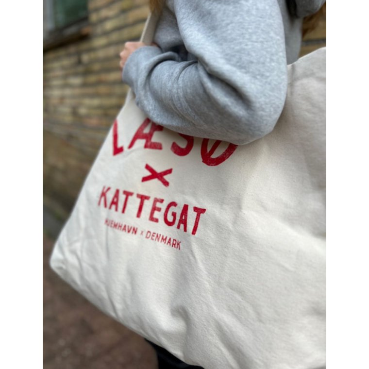 Oversized Canvas Taske m/LS x KATTEGAT