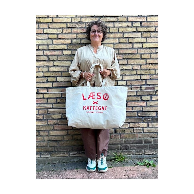Oversized Canvas Taske m/LS x KATTEGAT