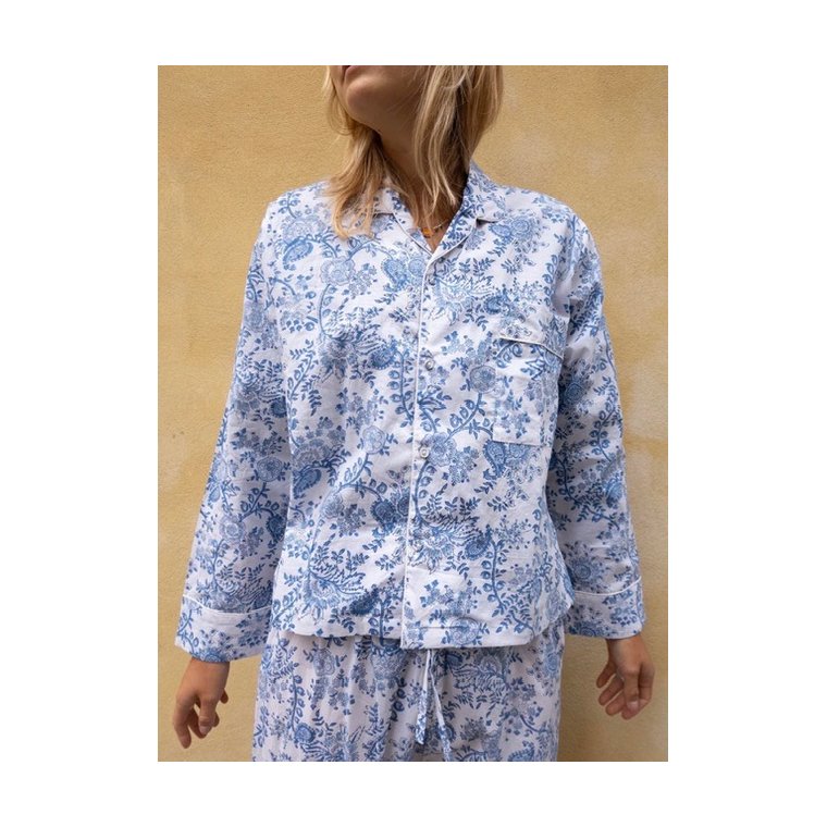 Craft Sisters - Classic Pyjamas Blockprint - 938 Delicate Blue
