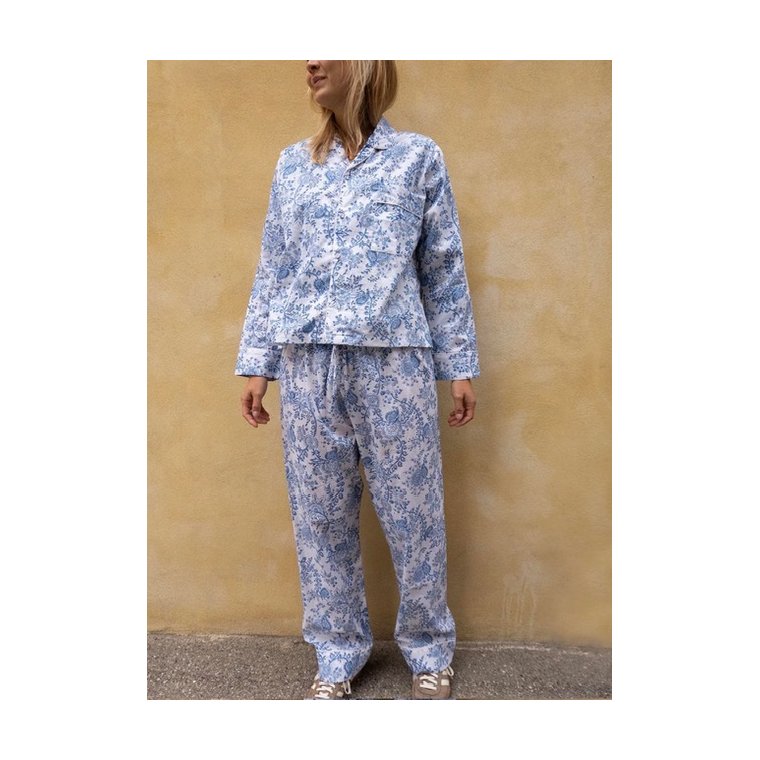 Craft Sisters - Classic Pyjamas Blockprint - 938 Delicate Blue
