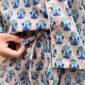 Craft Sisters - Classic Pyjamas Blockprint - 940 Beige and Blue