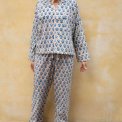 Craft Sisters - Classic Pyjamas Blockprint - 940 Beige and Blue