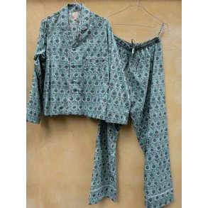 Craft Sisters - Classic Pyjamas Blockprint - 941 Jade Flower