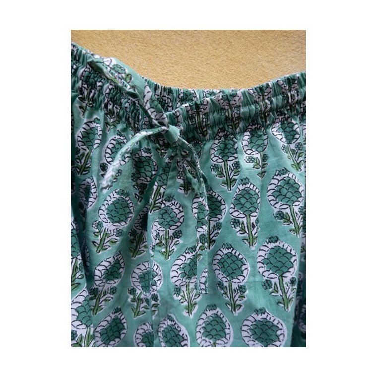 Craft Sisters - Classic Pyjamas Blockprint - 941 Jade Flower