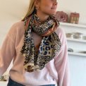 Craft Sisters - Bagru Scarf - Blue Leo