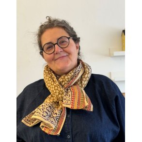 Craft Sisters - Bagru Scarf - Mustard 117