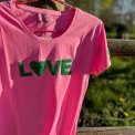 LULU�S LOVE - Love T-shirt short sleeves - pink/grass