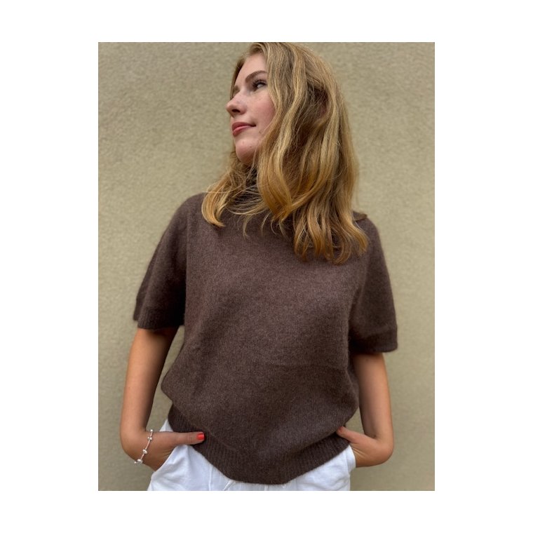 Six Ames - DOANNA SWEATER - Chocolate Mlange