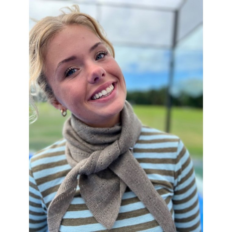 By Basics - 4002 Shirt R-Neck L/S - sea foam green/capers melange