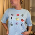 N�mph - NUBELISA BOXY TEE - Airy Blue