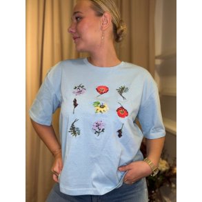 N�mph - NUBELISA BOXY TEE - Airy Blue