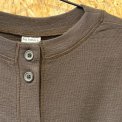 By Basics - 8022 box cardigan r-neck - chestnut