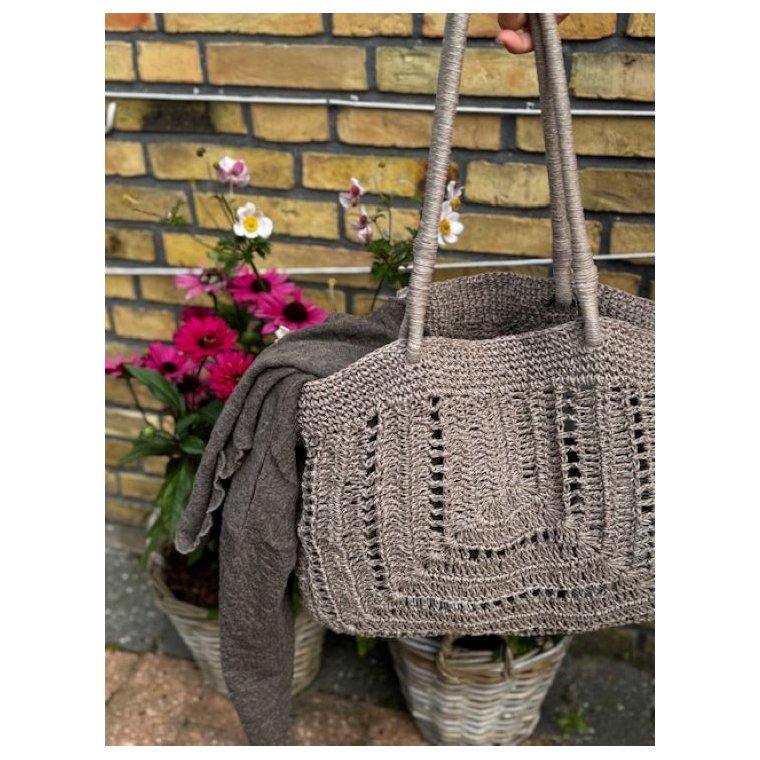 FRAU - Riga raffia bag small