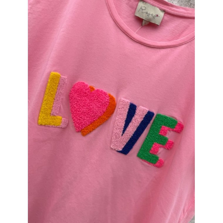 LULU�S LOVE - Love T-shirt short sleeves - pink multi