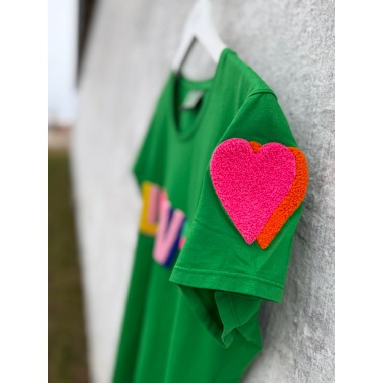 LULU�S LOVE - Love T-shirt short sleeves - grass multi