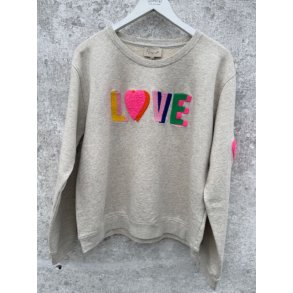 LULU�S LOVE - Love sweatshirt multi double - grey melange
