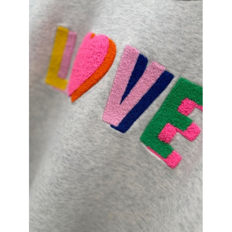LULU�S LOVE - Love sweatshirt multi double - grey melange