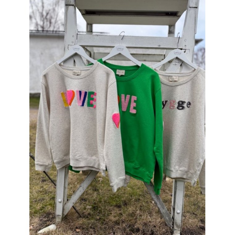 LULU�S LOVE - Love sweatshirt multi double - grey melange