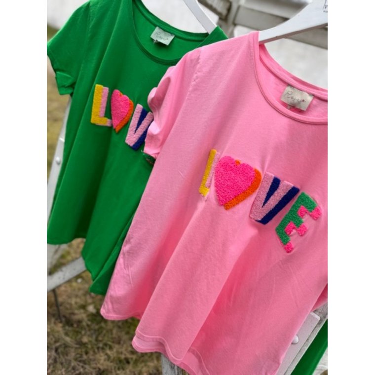LULU�S LOVE - Love T-shirt short sleeves - pink multi