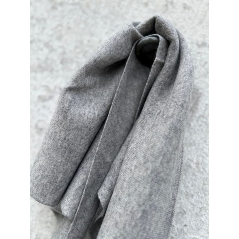 LULU�S LOVE - Cashmere small scarf - Grey Melange