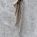 LULU�S LOVE - Cashmere small  striped scarf - nature/beige