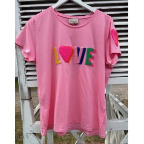 LULU�S LOVE - Love T-shirt short sleeves - pink multi