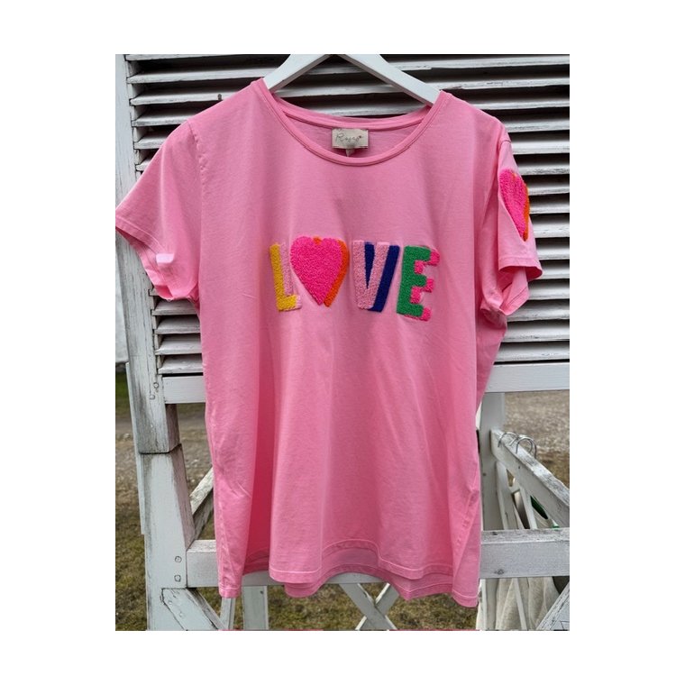 LULU�S LOVE - Love T-shirt short sleeves - pink multi
