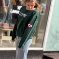 LULU�S LOVE - Love x Greenland sweatshirt - garden green