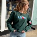 LULU�S LOVE - Love x Greenland sweatshirt - garden green