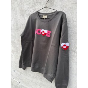 LULU�S LOVE - Love x Greenland sweatshirt - gunmetal