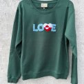 LULU�S LOVE - Love x Greenland sweatshirt - garden green