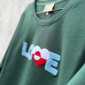 LULU�S LOVE - Love x Greenland sweatshirt - garden green