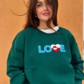 LULU�S LOVE - Love x Greenland sweatshirt - garden green
