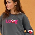 LULU�S LOVE - Love x Greenland sweatshirt - gunmetal