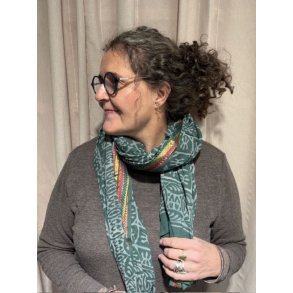 Craft Sisters - Bagru Scarf - Dusty Green - 228