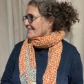 Craft Sisters - Bagru Scarf - Rust - 119