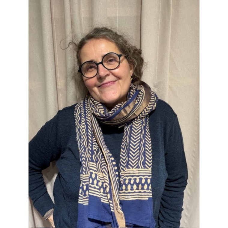 Craft Sisters - Bagru Scarf - Indigo - 243