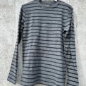 By Basics - 4030 shirt l/s w/collar pannel - til herrer - steel grey mel/asphalt