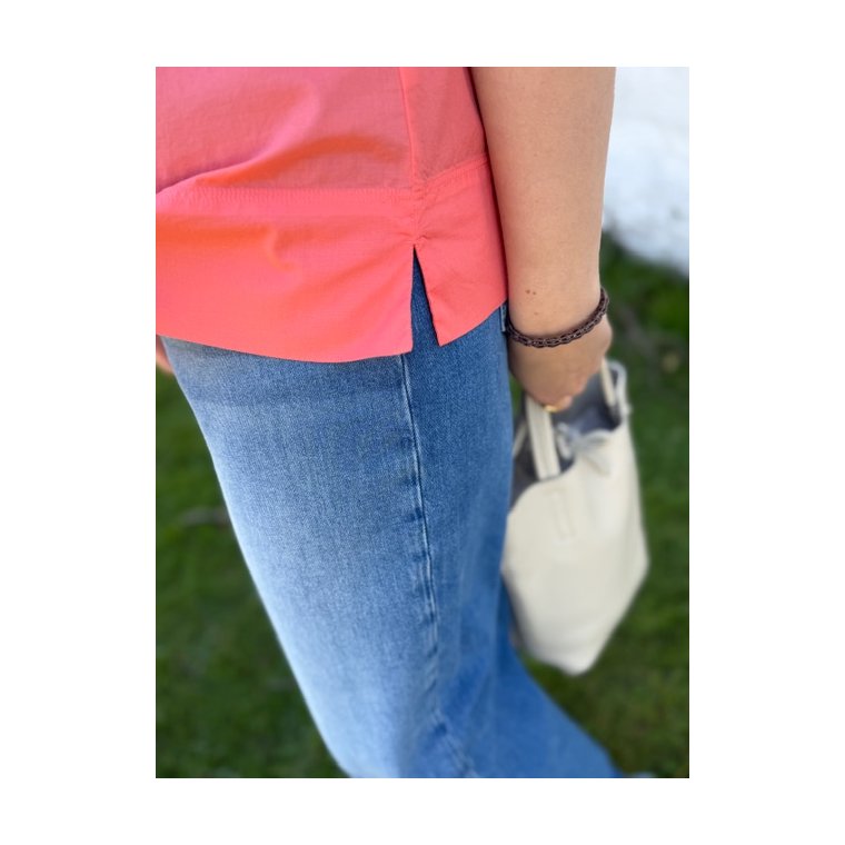 OWN By Basics - 13036 blouse w. sleeve details � s - soft coral