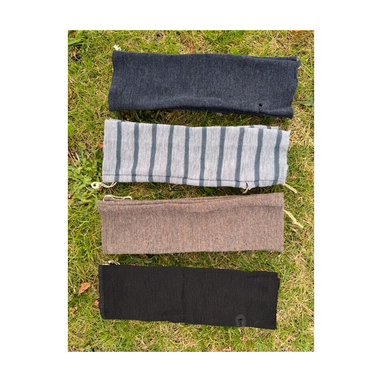 By Basics - 1014 wrist warmer - earth melange