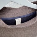 By Basics - 14005 sweat dress w/collar 3/4 s- earth melange