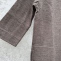 By Basics - 14005 sweat dress w/collar 3/4 s- earth melange