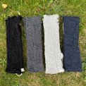 By Basics - 1504 Bubble Wool wrist warmer - anthrasite melange