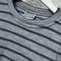 By Basics - 4030 shirt l/s w/collar pannel - til herrer - steel grey mel/asphalt