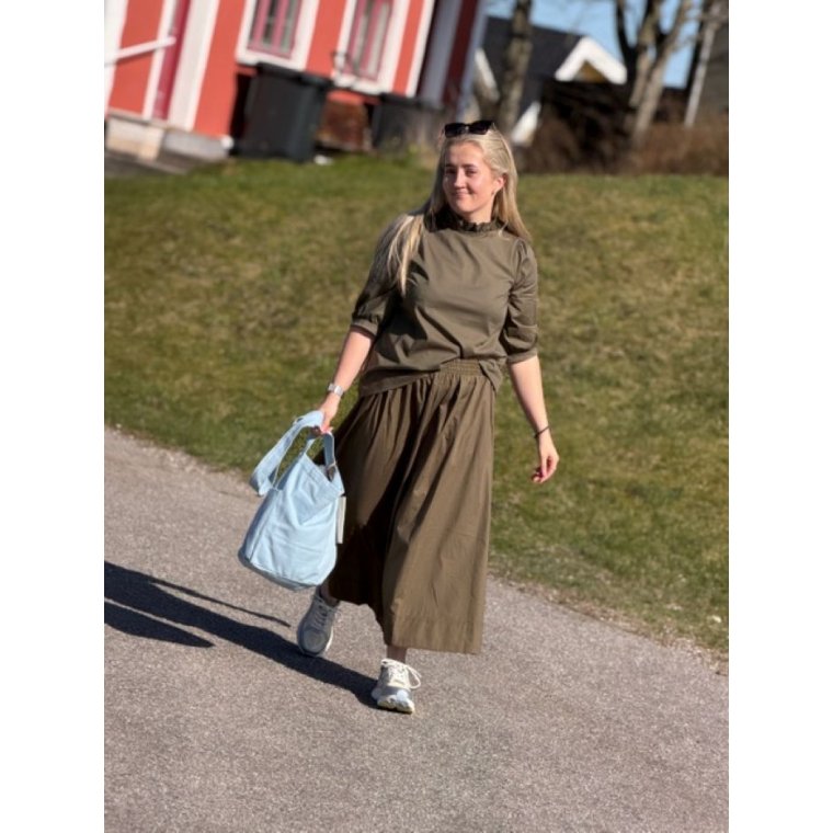 OWN By Basics - 13030 wide skirt long - capers