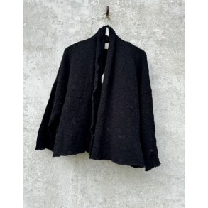 By Basics - 8503 cardigan short - black