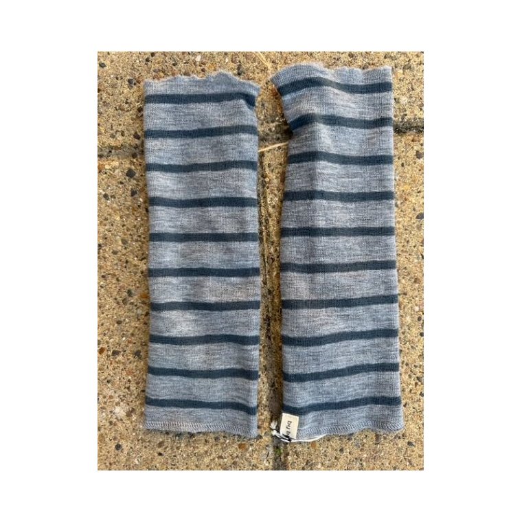 By Basics - 1014 wrist warmer - steel grey mel/asphalt