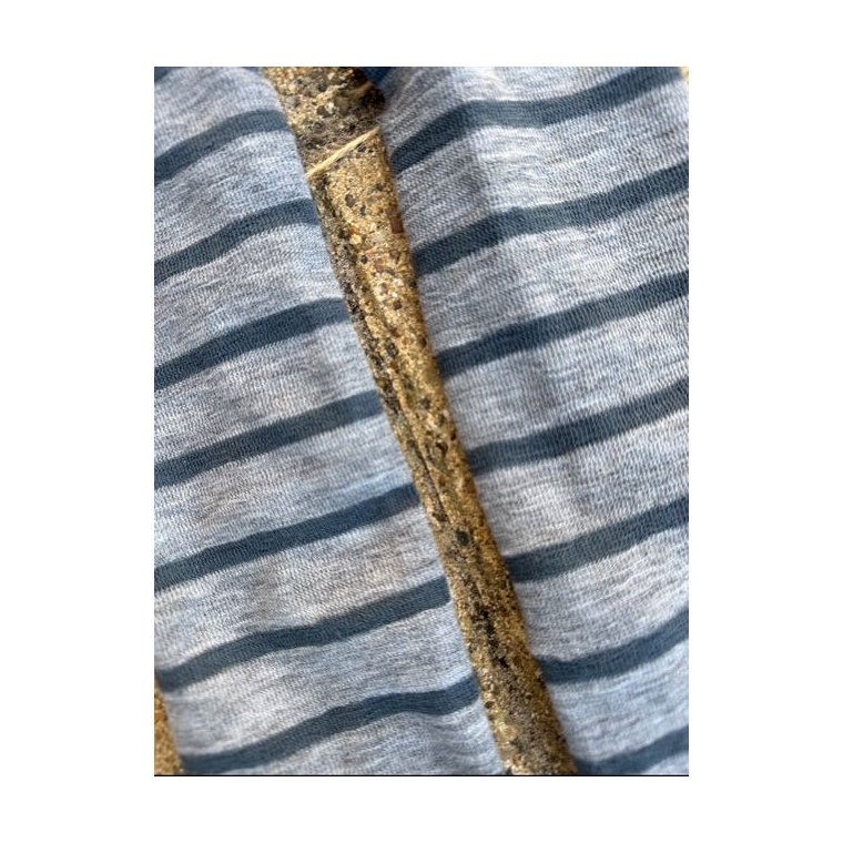 By Basics - 1014 wrist warmer - steel grey mel/asphalt