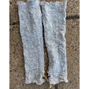 By Basics - 1504 Bubble Wool wrist warmer - dawn grey melange