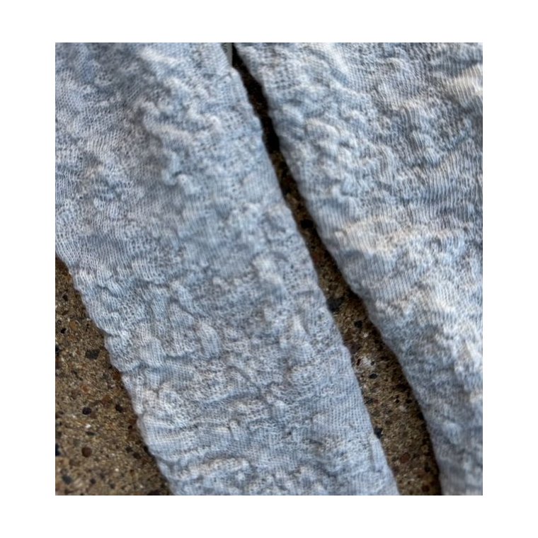 By Basics - 1504 Bubble Wool wrist warmer - dawn grey melange